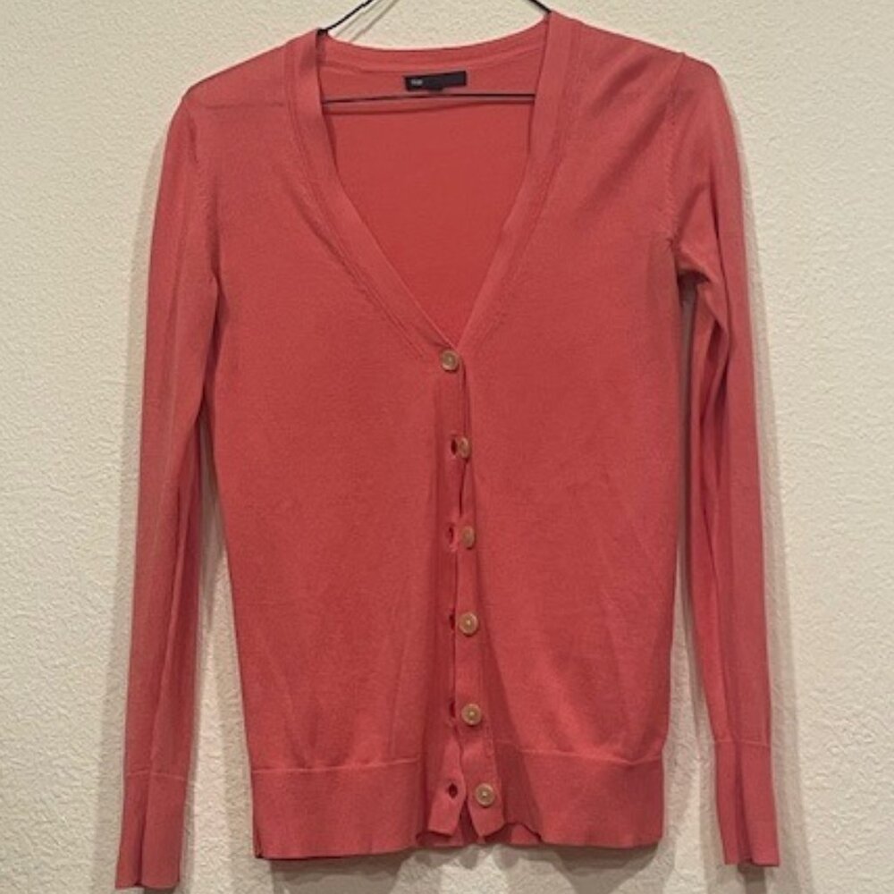GAP salmon pink cardigan, size S